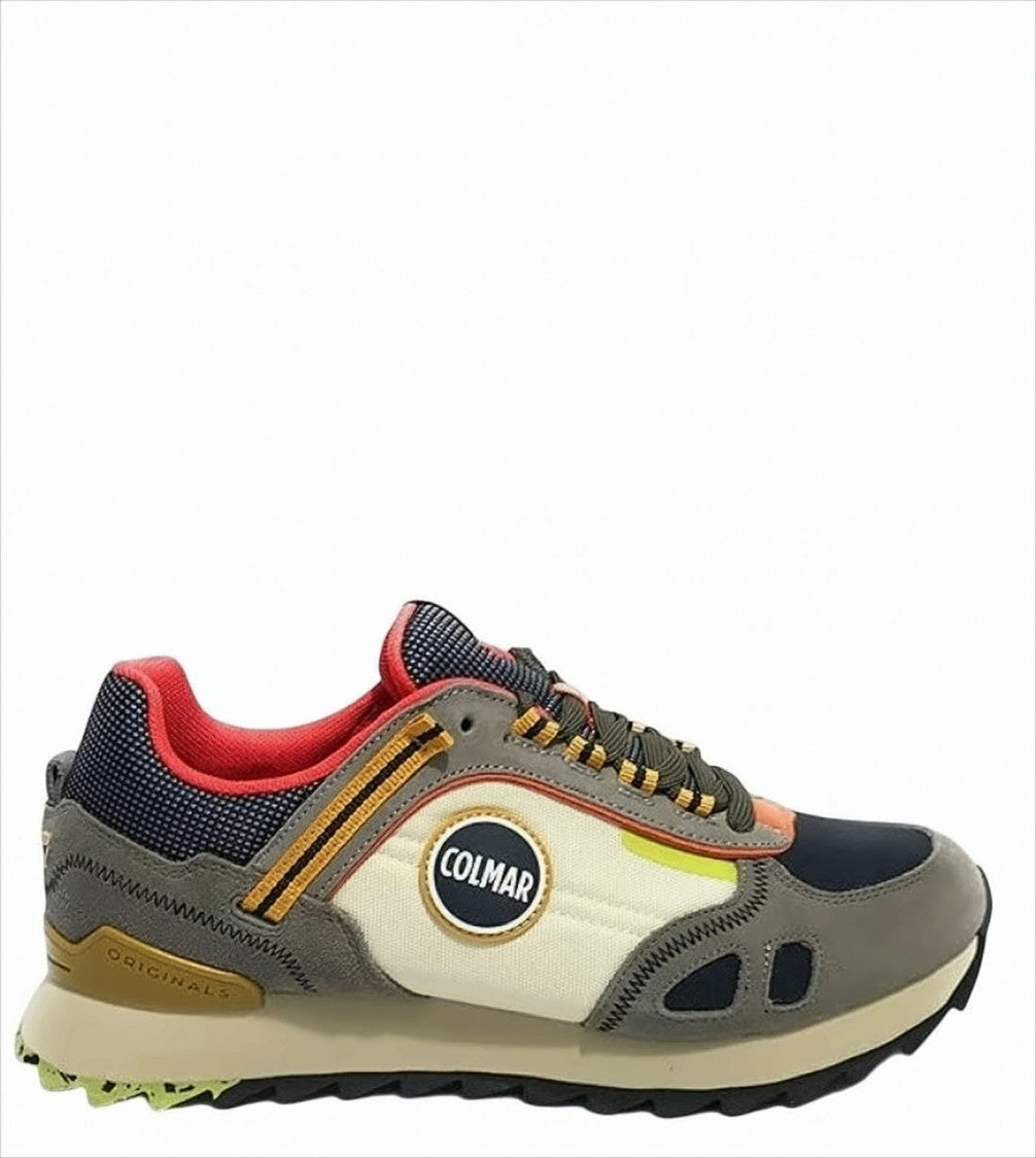 Colmar Originals Textured Nylon And Suede Sneakers