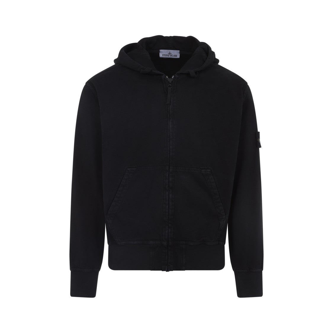 Stone Island Black Cotton Sweatshirt