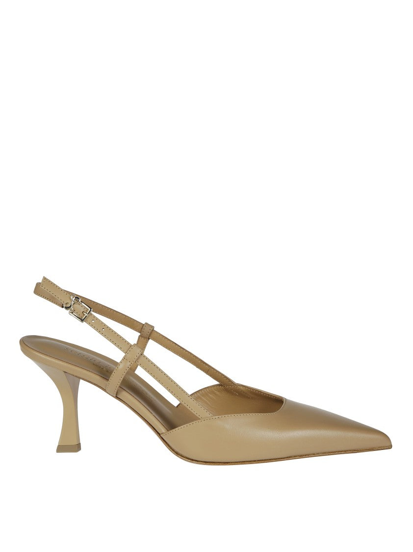 Sergio Levantesi Pointed Toe Slingback Heels