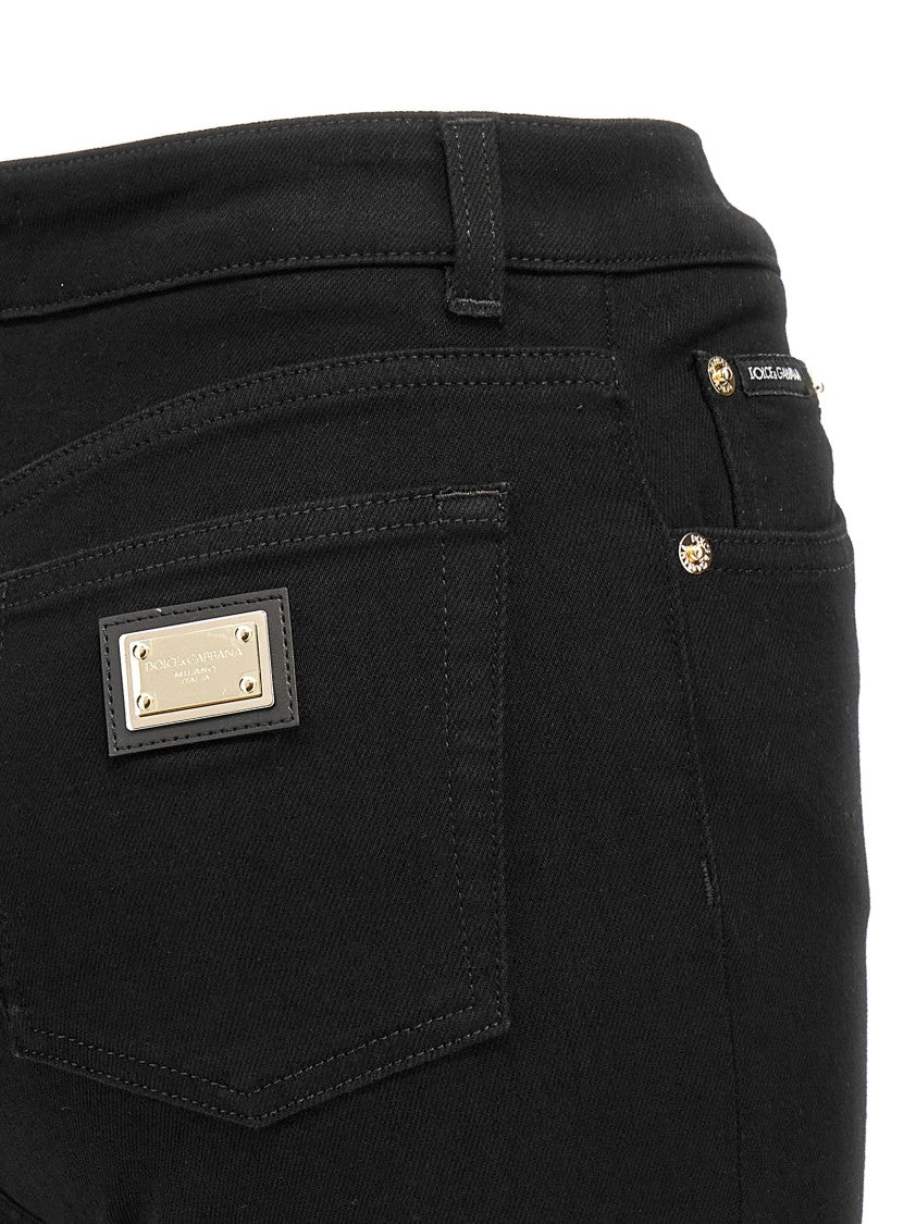 Dolce & Gabbana Slim Fit Five-Pocket Denim Jeans