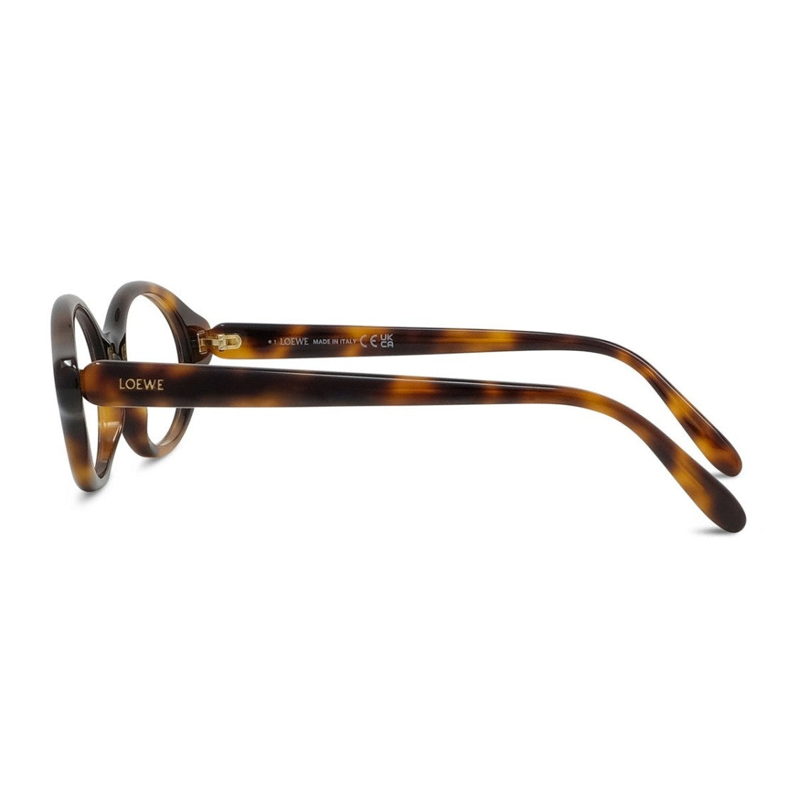 Loewe Havana Slim Acetate Oval Sunglasses