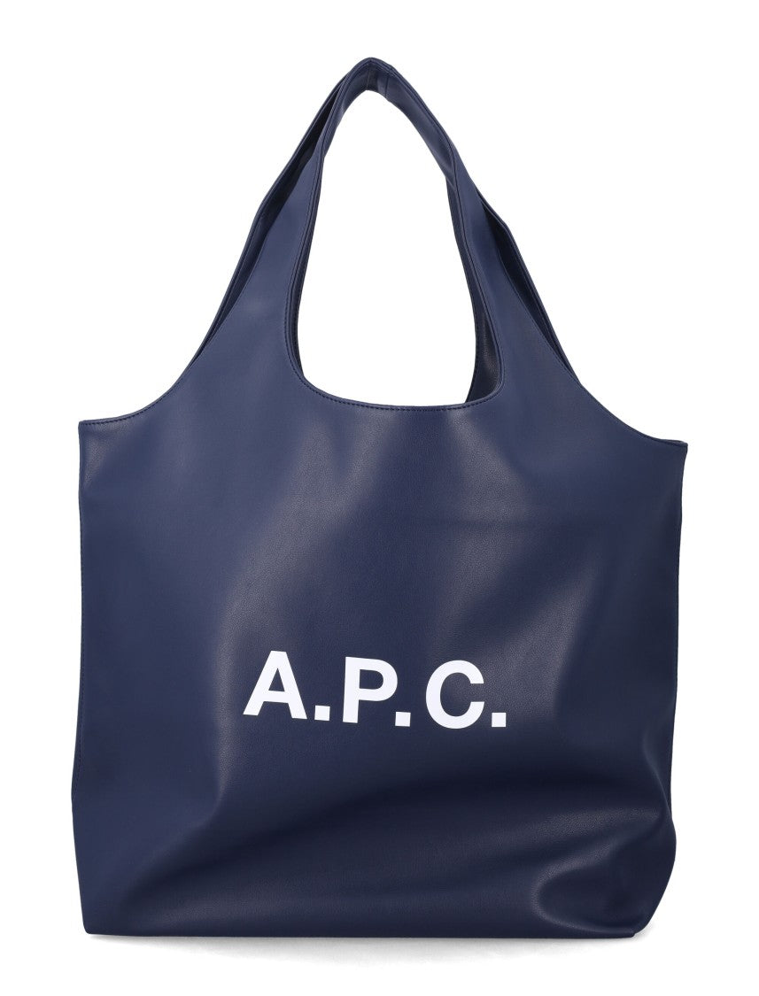 A.P.C. Logo Print Ninon Tote Bag