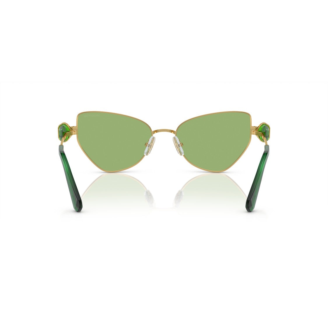 Swarovski 0Sk7003 Cat-Eye Sunglasses With Green Tinted Lenses