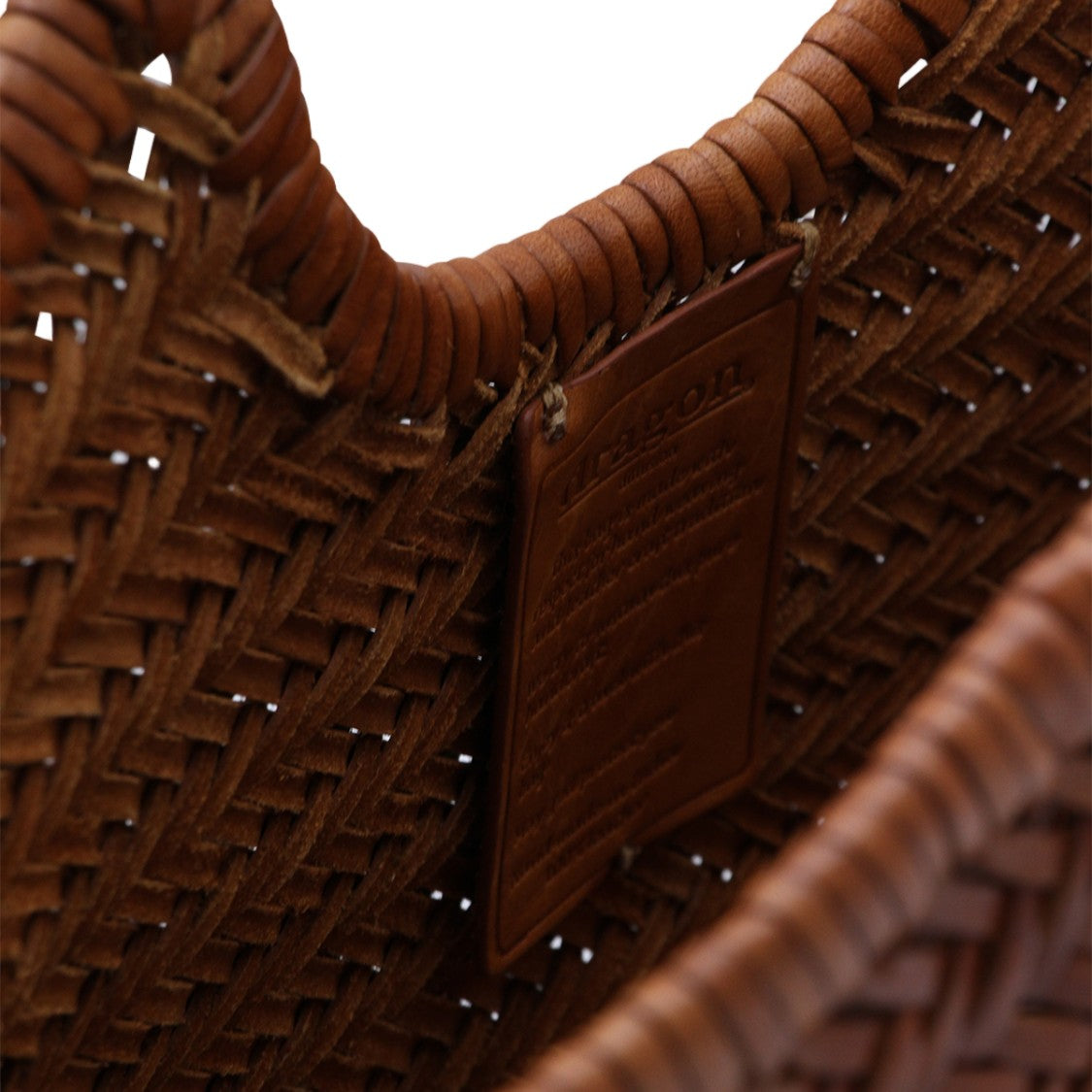 Dragon Diffusion Medium Woven Herringbone Bag