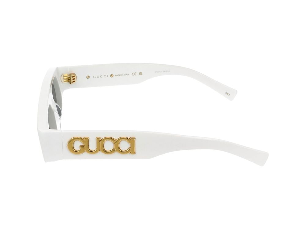 Gucci Sunglasses Gucci Gg1771s 002 White White Grey 51/16/140
