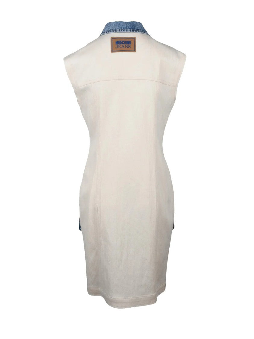Mo5ch1no Jeans Jeans Stretch Shirt Dress - Beige