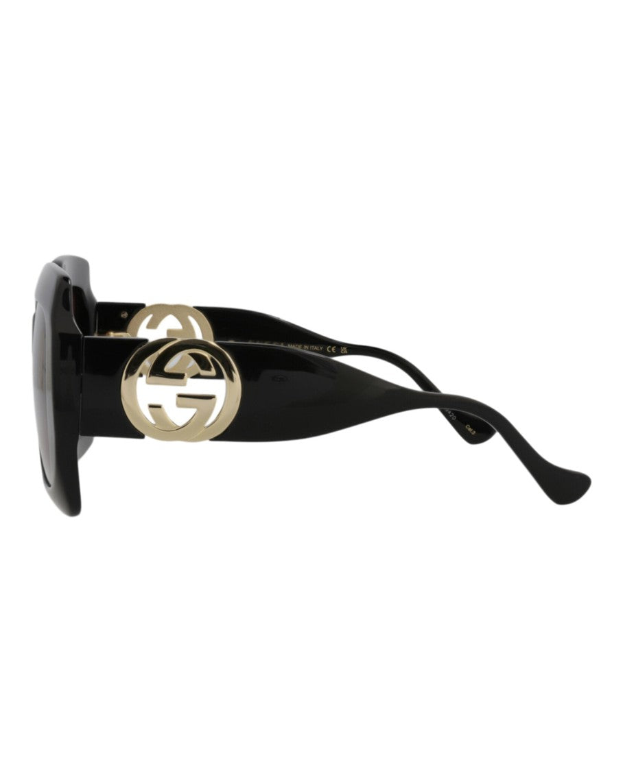 Gucci Square-Frame Injection Sunglasses