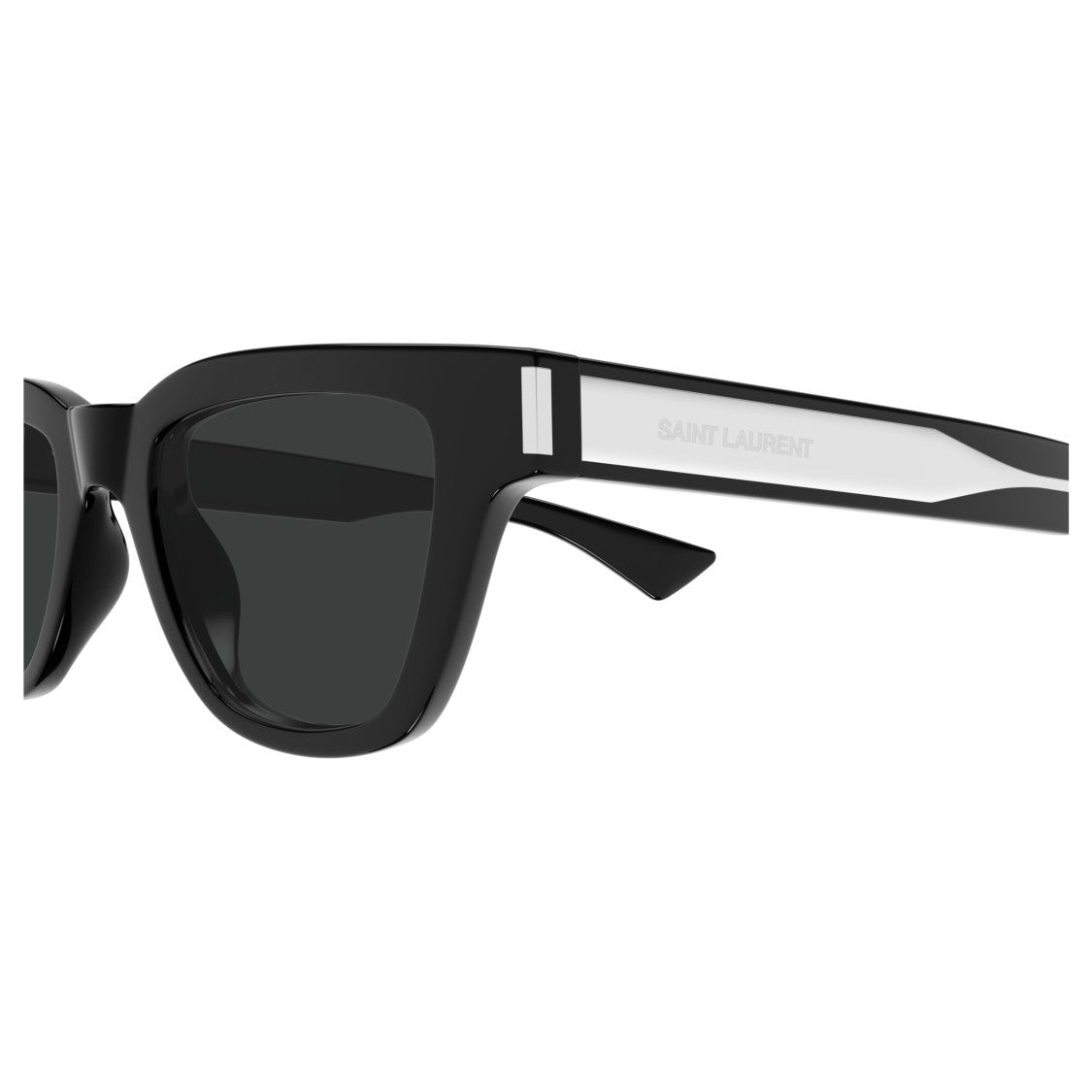 Saint Laurent Sl 789 Jacques Rectangular Frame Black Sunglasses