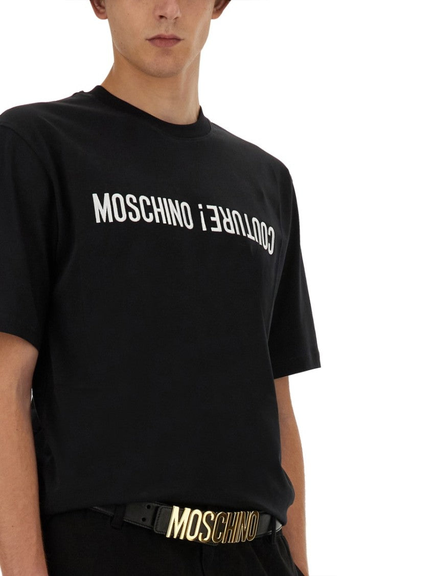 Moschino Relaxed Fit Black T-Shirt