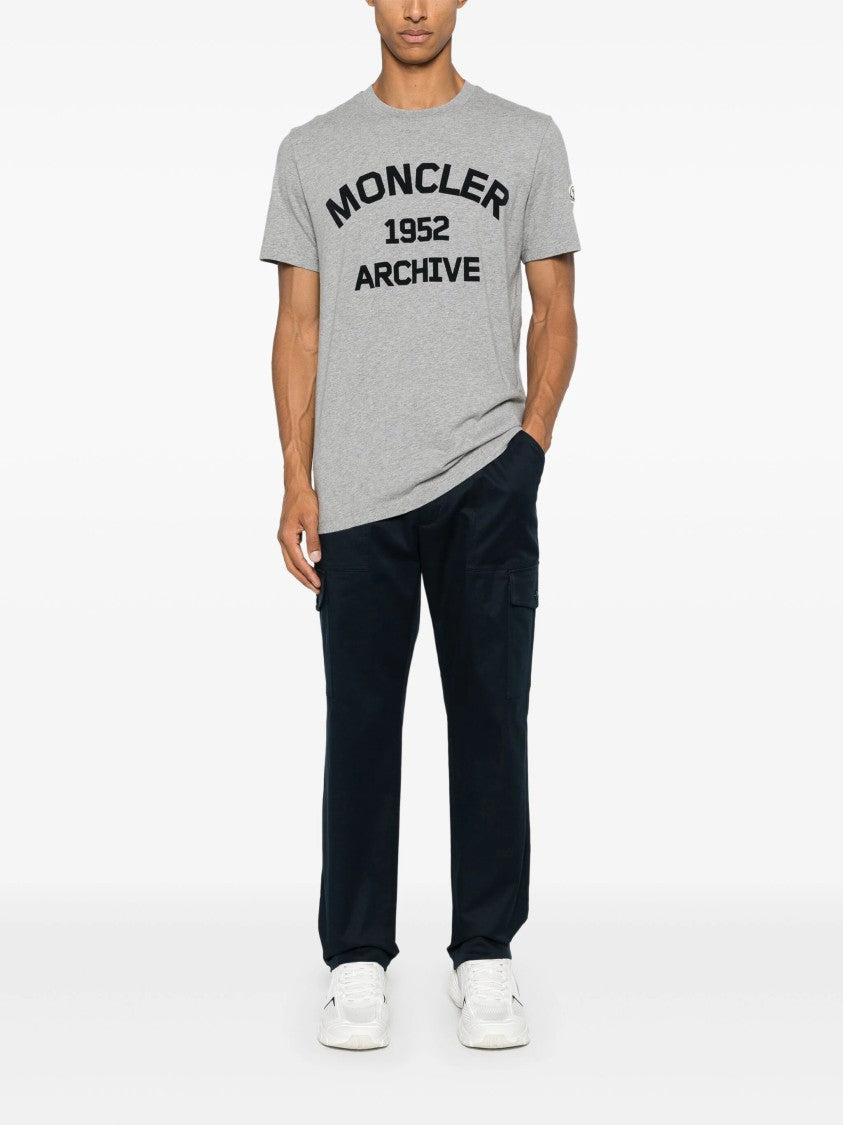 Moncler Blue Pantalone Sportivo Stretch Gabardine Trousers
