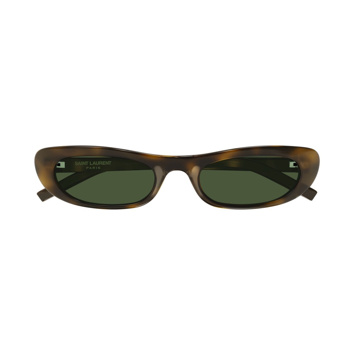 Saint Laurent Sl 557 Shade Tortoiseshell Oval Frame Sunglasses