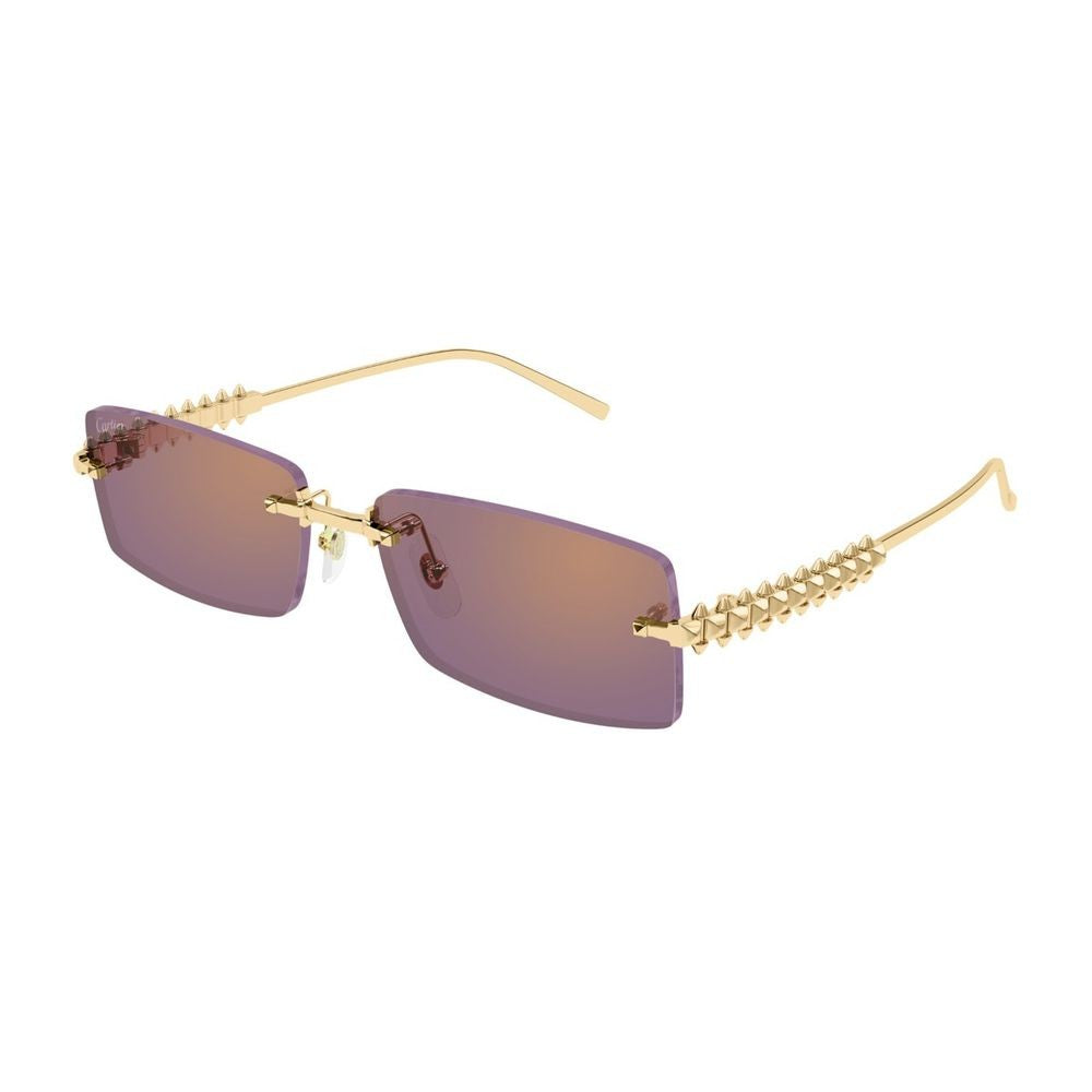 Cartier Ct0604s Clash De Rectangular Rimless Sunglasses