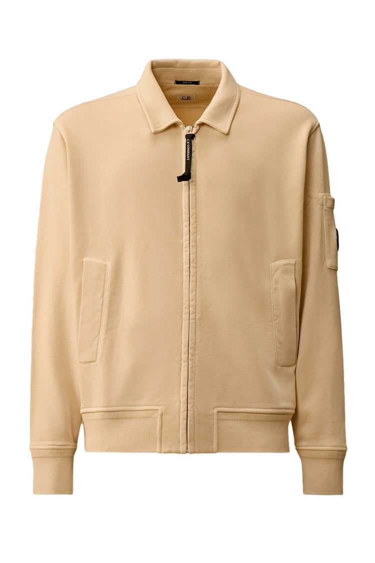 C.P. Company Sand Lens Detail Collared Cotton Jacket