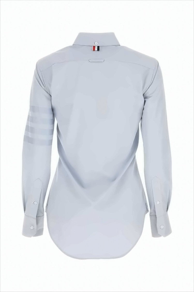 Thom Browne Tailored Cotton Button-Up Shirt With Pointed Collar