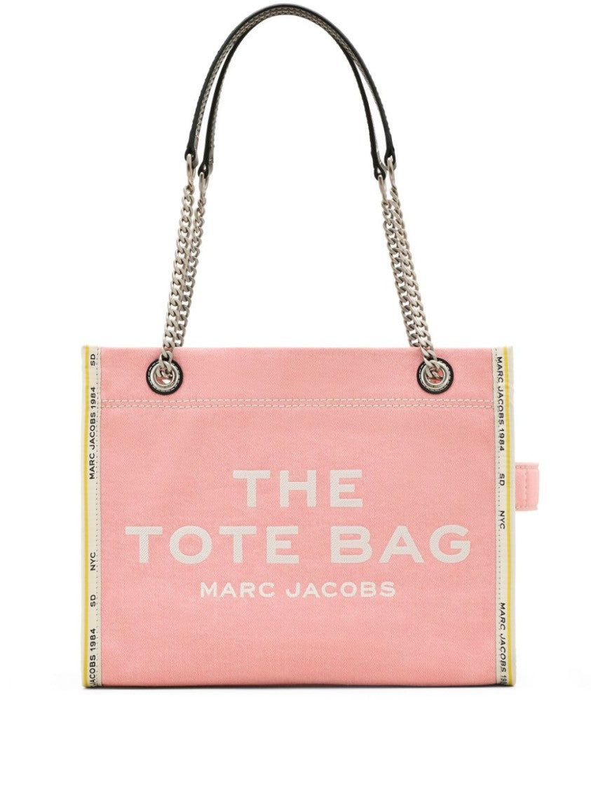 Marc Jacobs Rose Structured Cotton Tote Bag