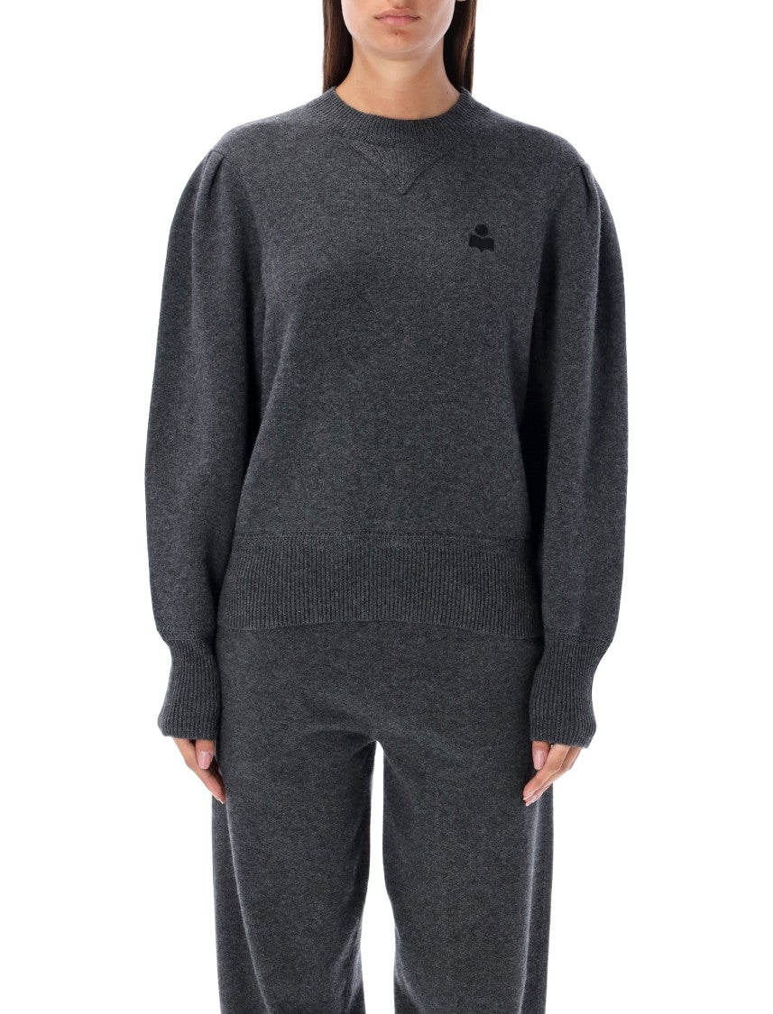 Isabel Marant Étoile Kelaya Wool-Blend Puff-Sleeve Sweater
