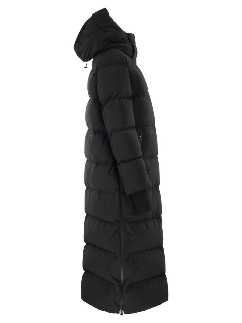 Herno Long Down Jacket In Gore-Tex Technical Fabric