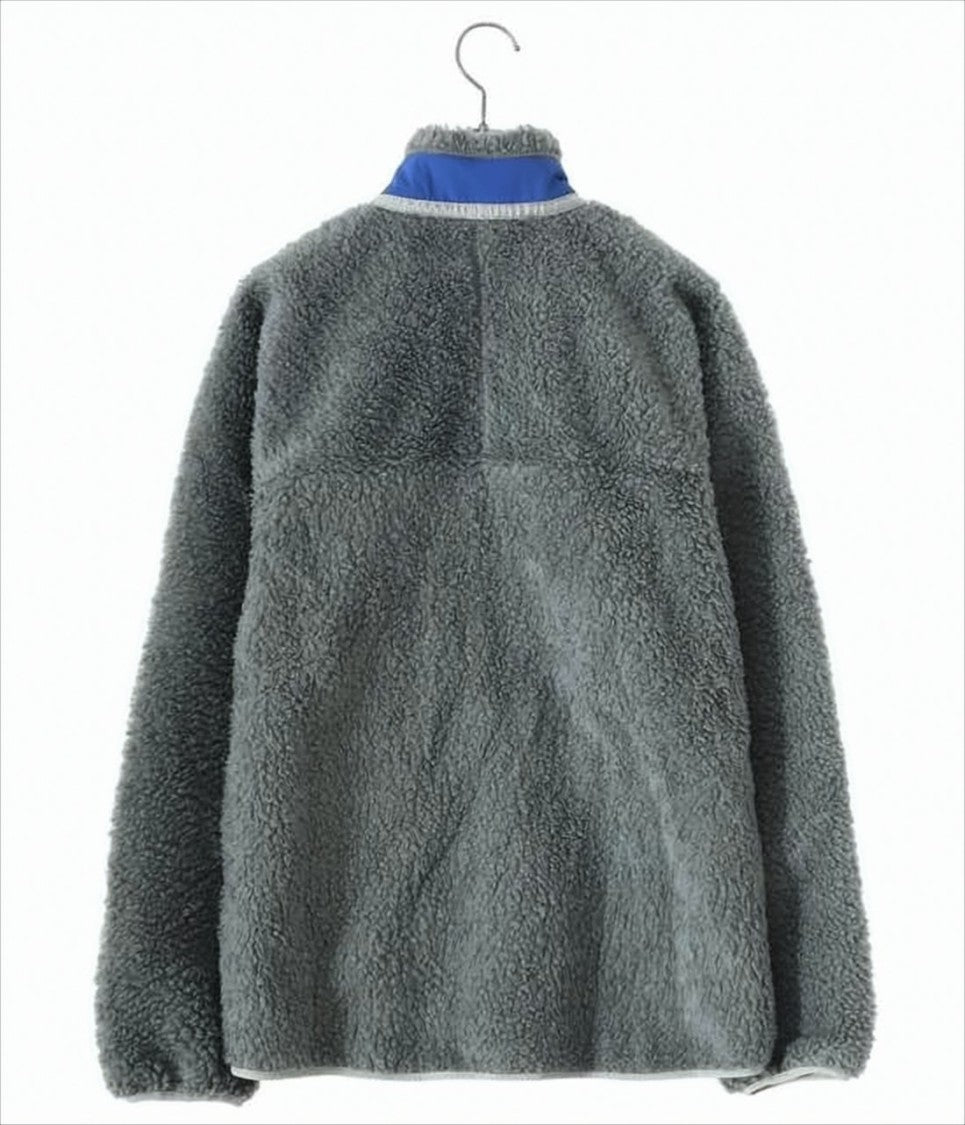 Patagonia Textured Fleece Jacket With Contrasting Zip Pocket