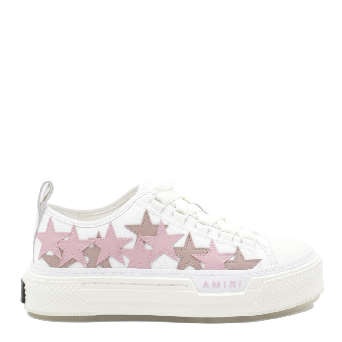 Amiri White Leather Stars Court Sneakers
