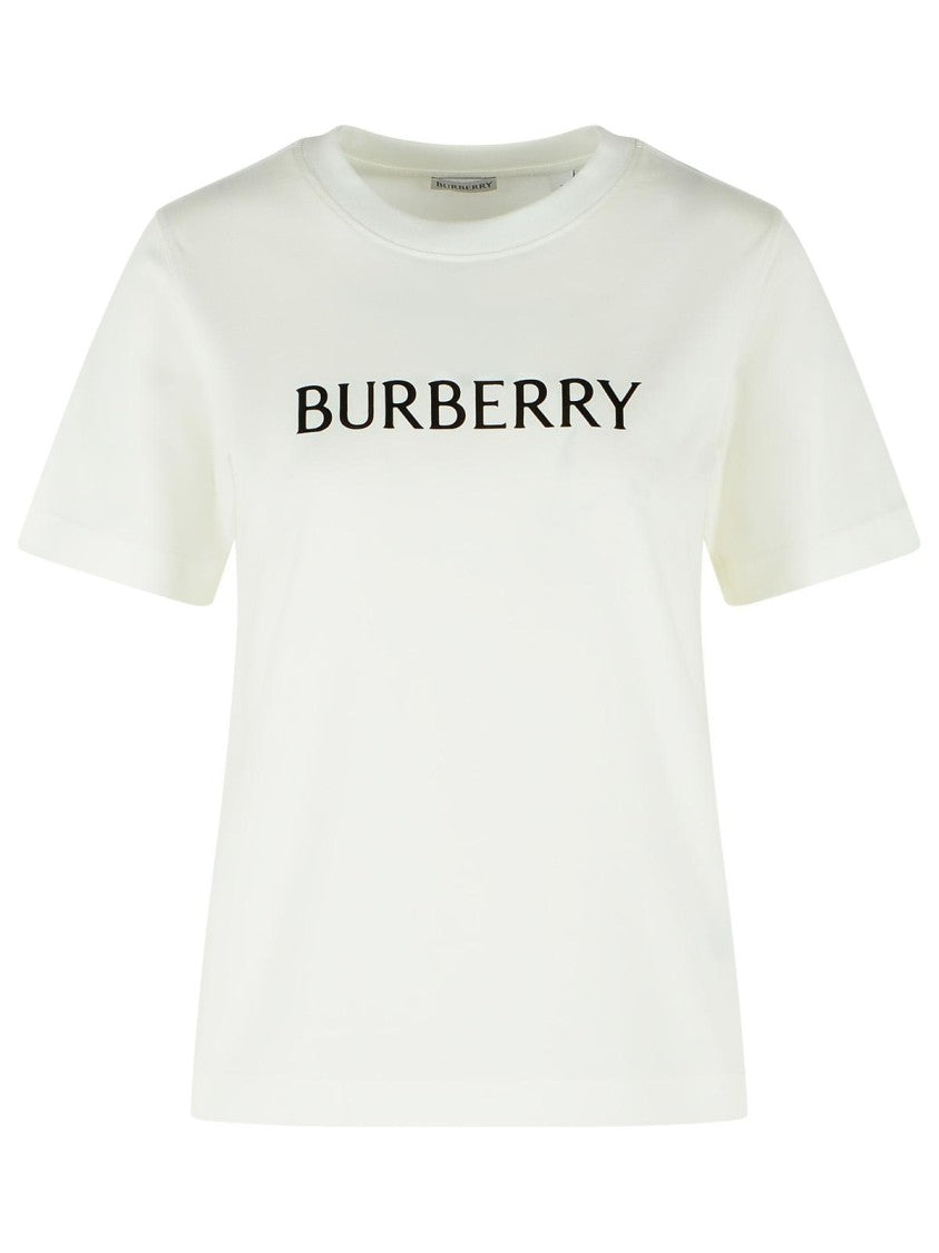 Burberry 'Frankie' White Cotton T-Shirt