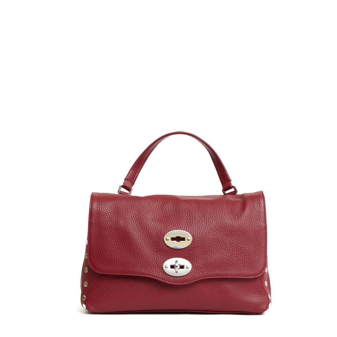 Zanellato Postina Small Daily Giorno Handbag In Bordeaux Leather
