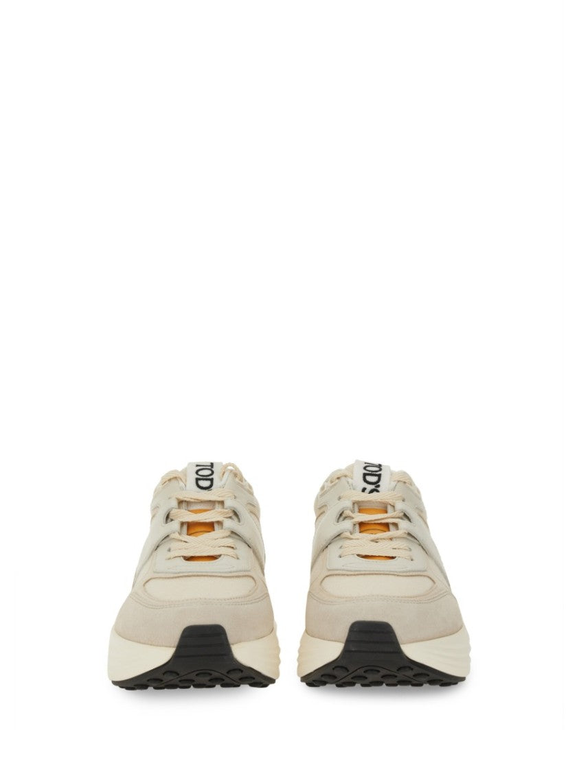 Tod's Fabric And Suede Sneaker