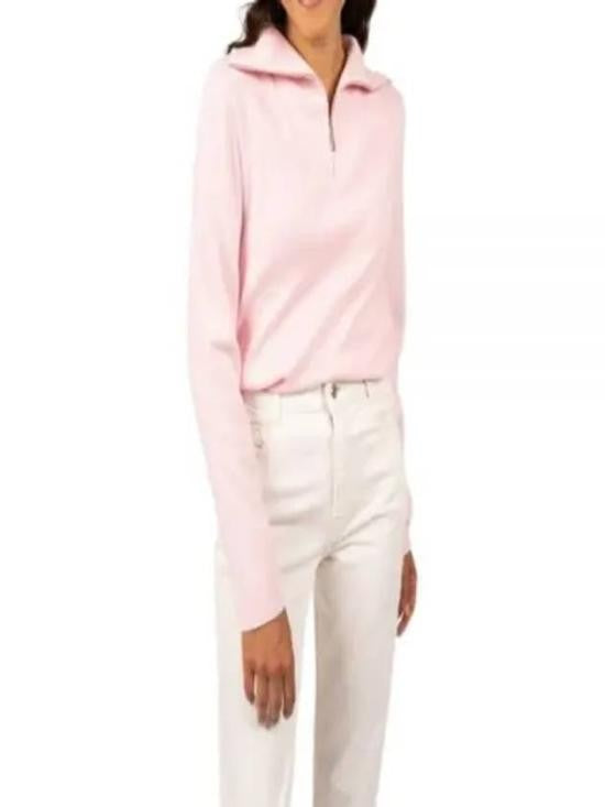 Saint James Long-Sleeved Relaxed Fit Top With Half-Zip Neck