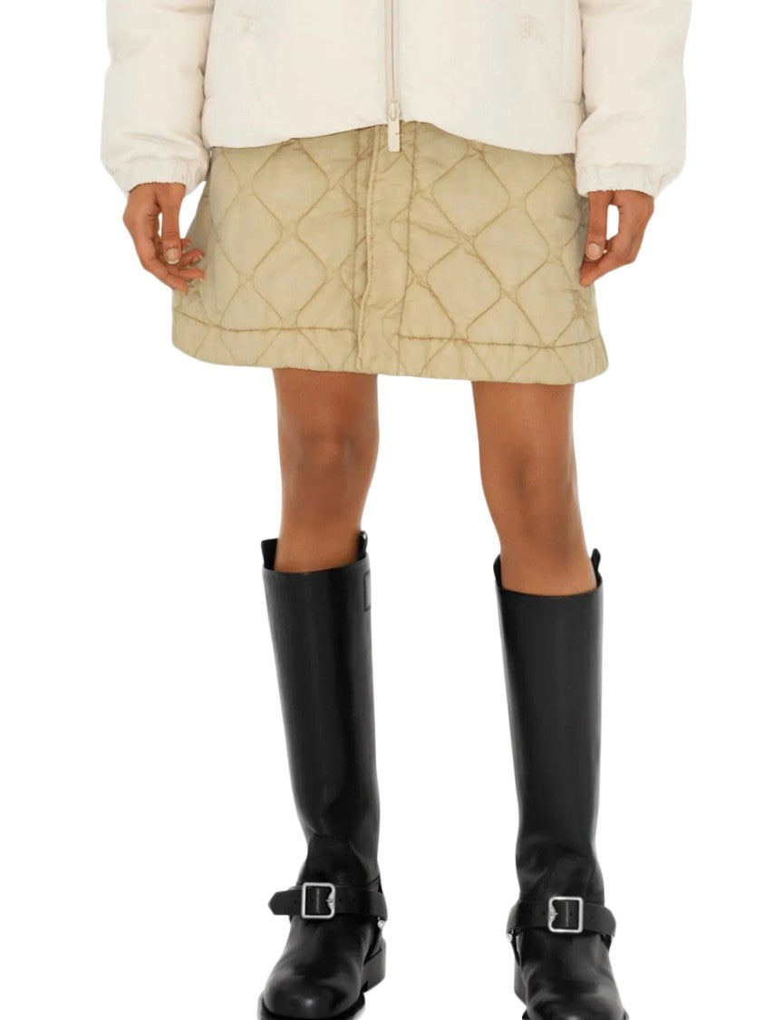 Burberry Quilted Textured Skirt