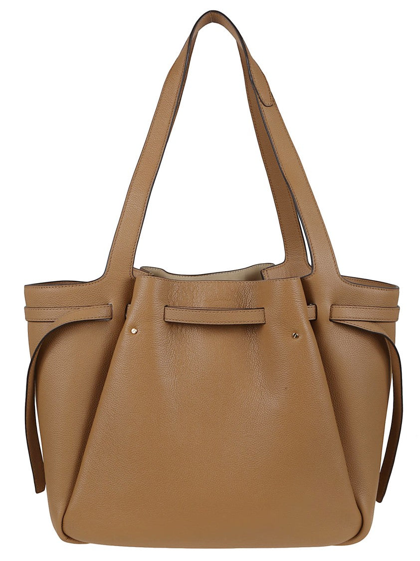 Tory Burch Sophisticated Cow Leather Shopper Bag