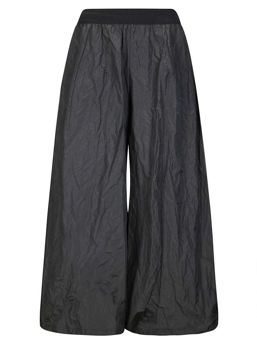 Maria Calderara Soft Taffeta Trousers With Elastic Waist
