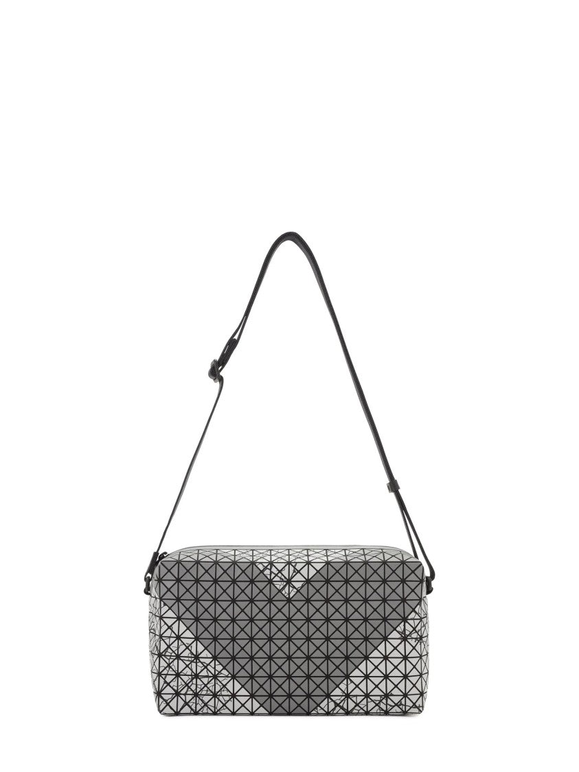 Bao Bao Issey Miyake Grey Geometric-Panel Matte Shoulder Bag