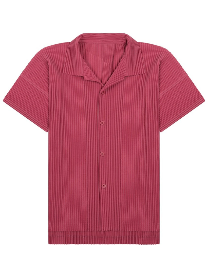 Homme Plissé Issey Miyake Pleated Texture Polo Shirt