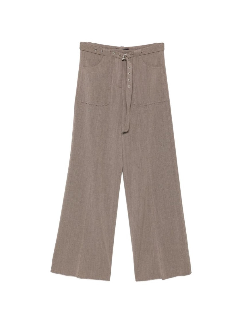 Seafarer High Waist Belted Wide-Leg Pants