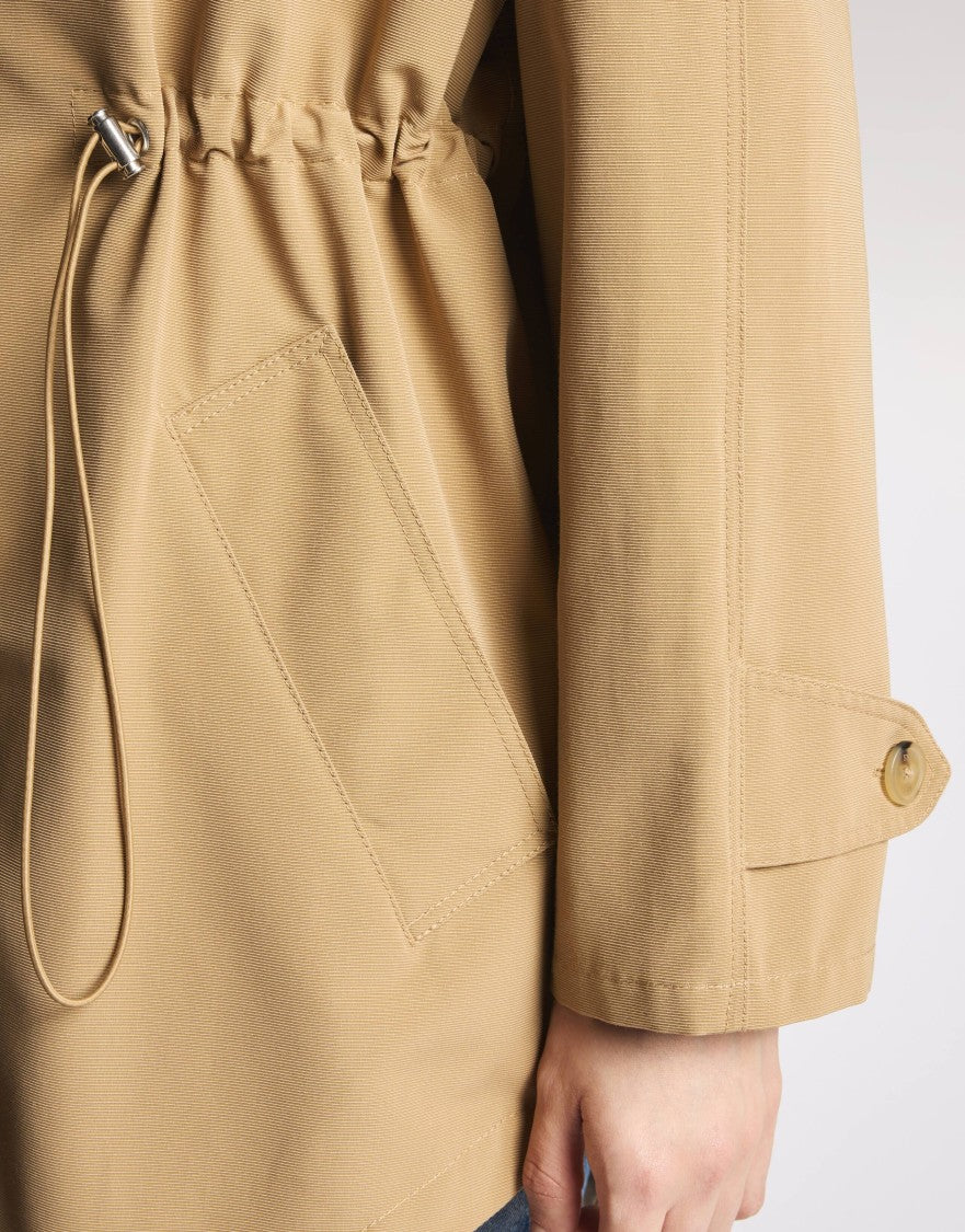 Fay Functional Medium Beige Parka With Hood