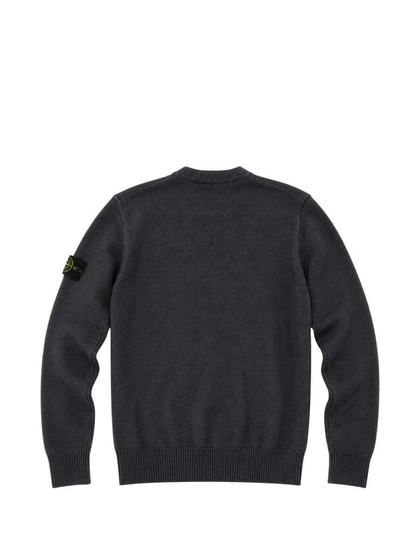 Stone Island Soft Wool-Blend Classic Crewneck Sweater