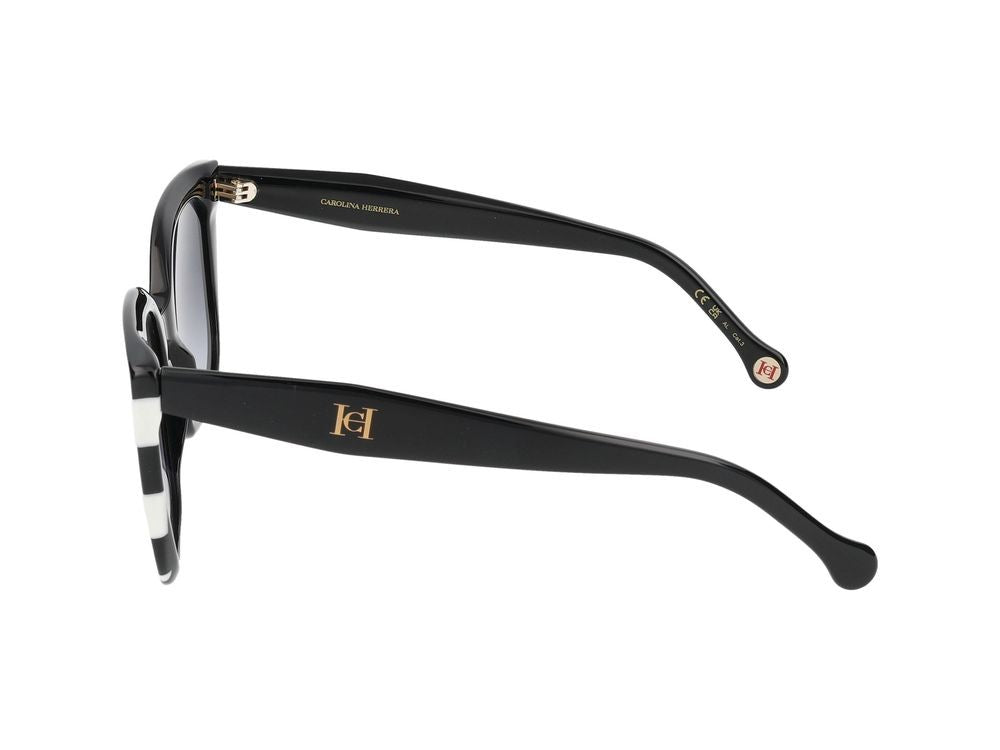 Carolina Herrera Sunglasses Her 0128/S 80S Black White 54/21/145