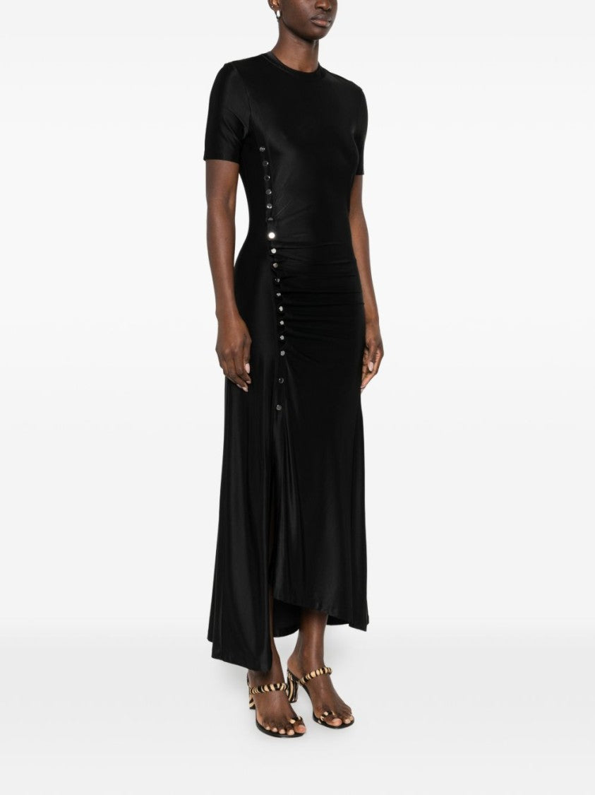 Rabanne Fitted Midi Dress With Hem