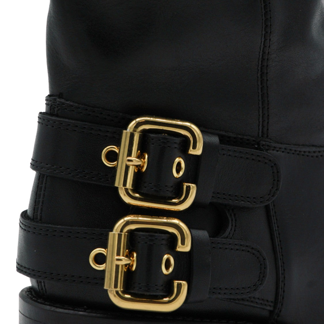 Chloé Black Leather Dakota Boots