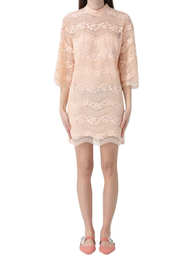 Twin-Set Macramè Lace 3/4 Sleeve Dress