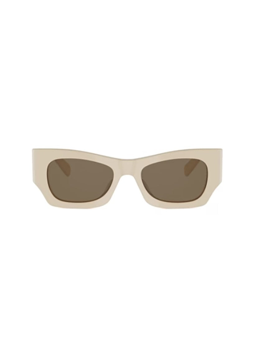 Celine Beige Cl40333u Rectangular Brown Sunglasses