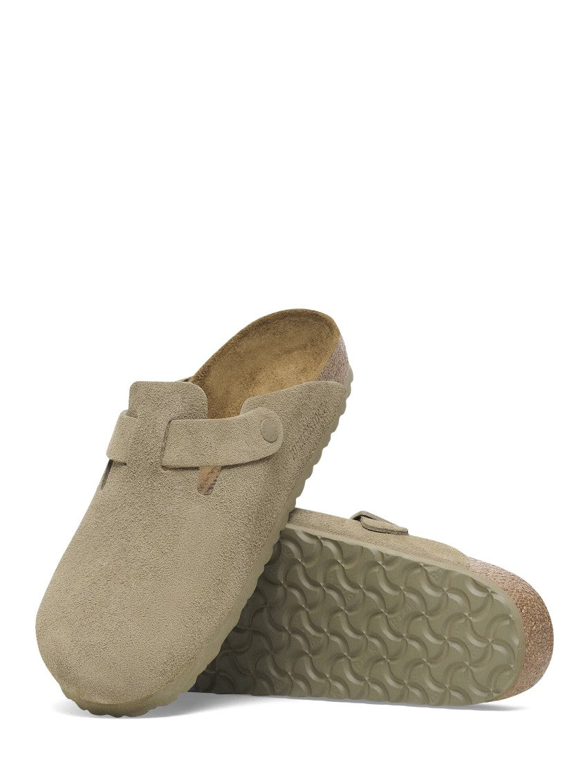 Birkenstock Slip-On Mule Flat Shoes With Adjustable Buckle