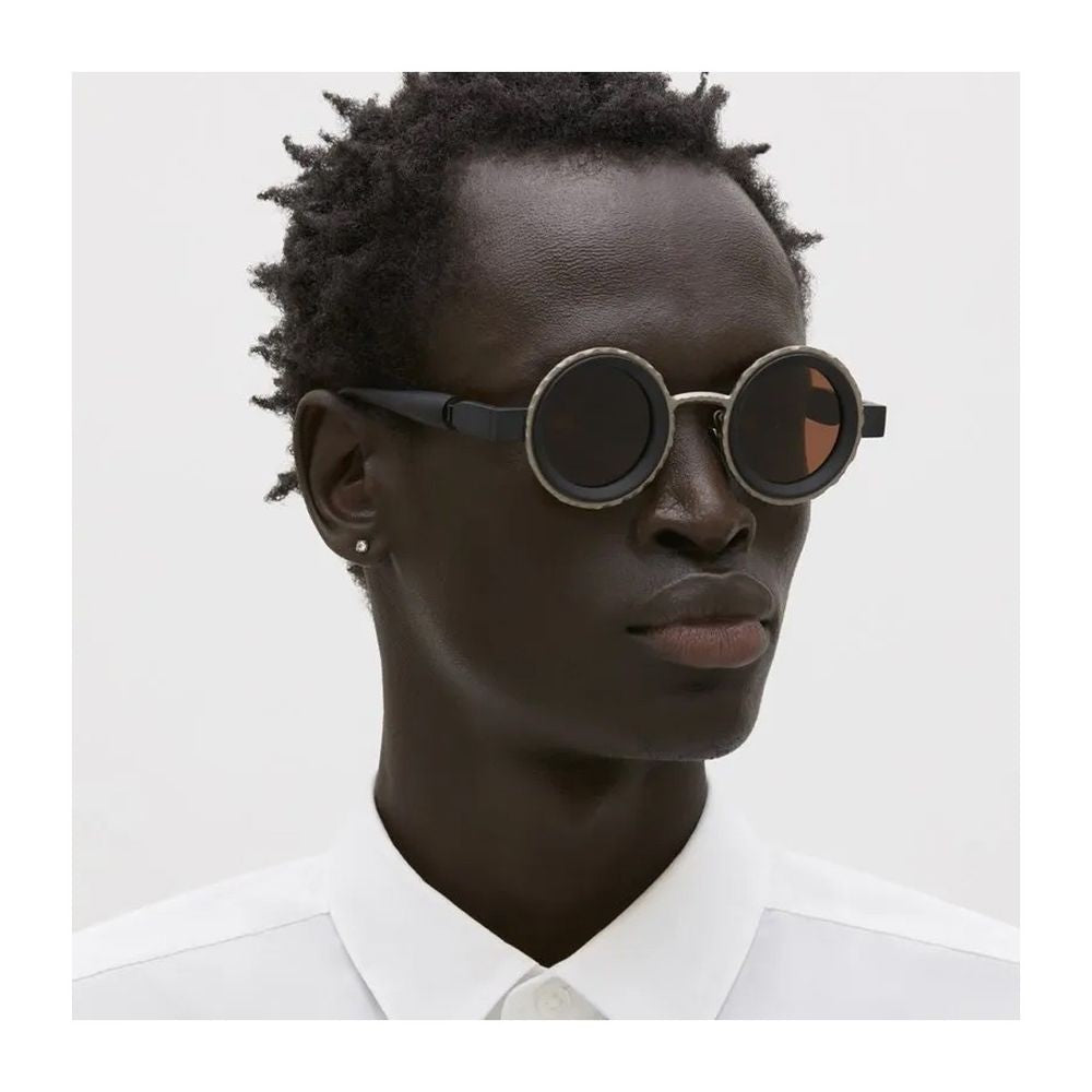 Kuboraum Maske Z3 Acetate Metal Round Sunglasses