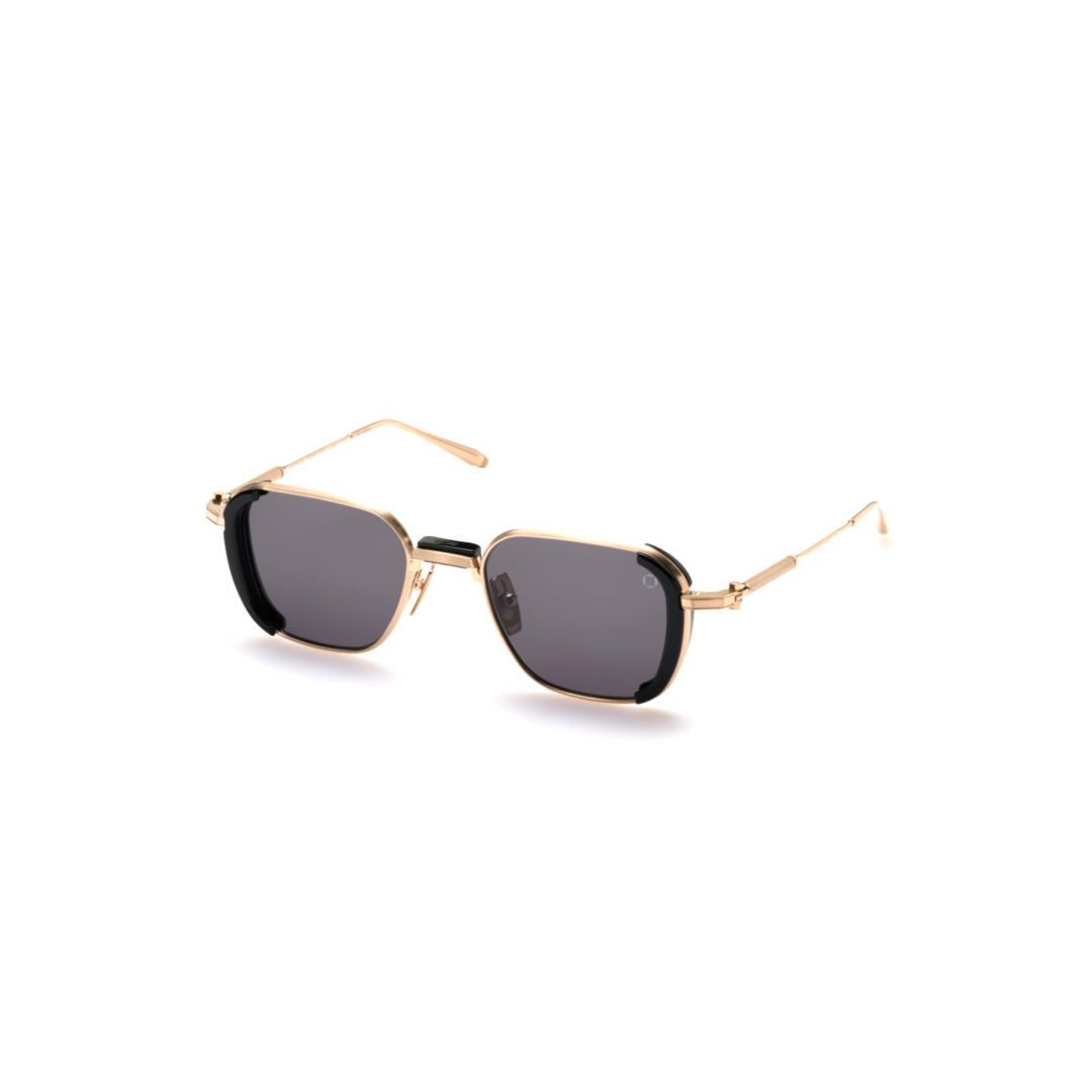 Akoni Aks-513 Geometric Frame Sunglasses With Gold-Tone Metal
