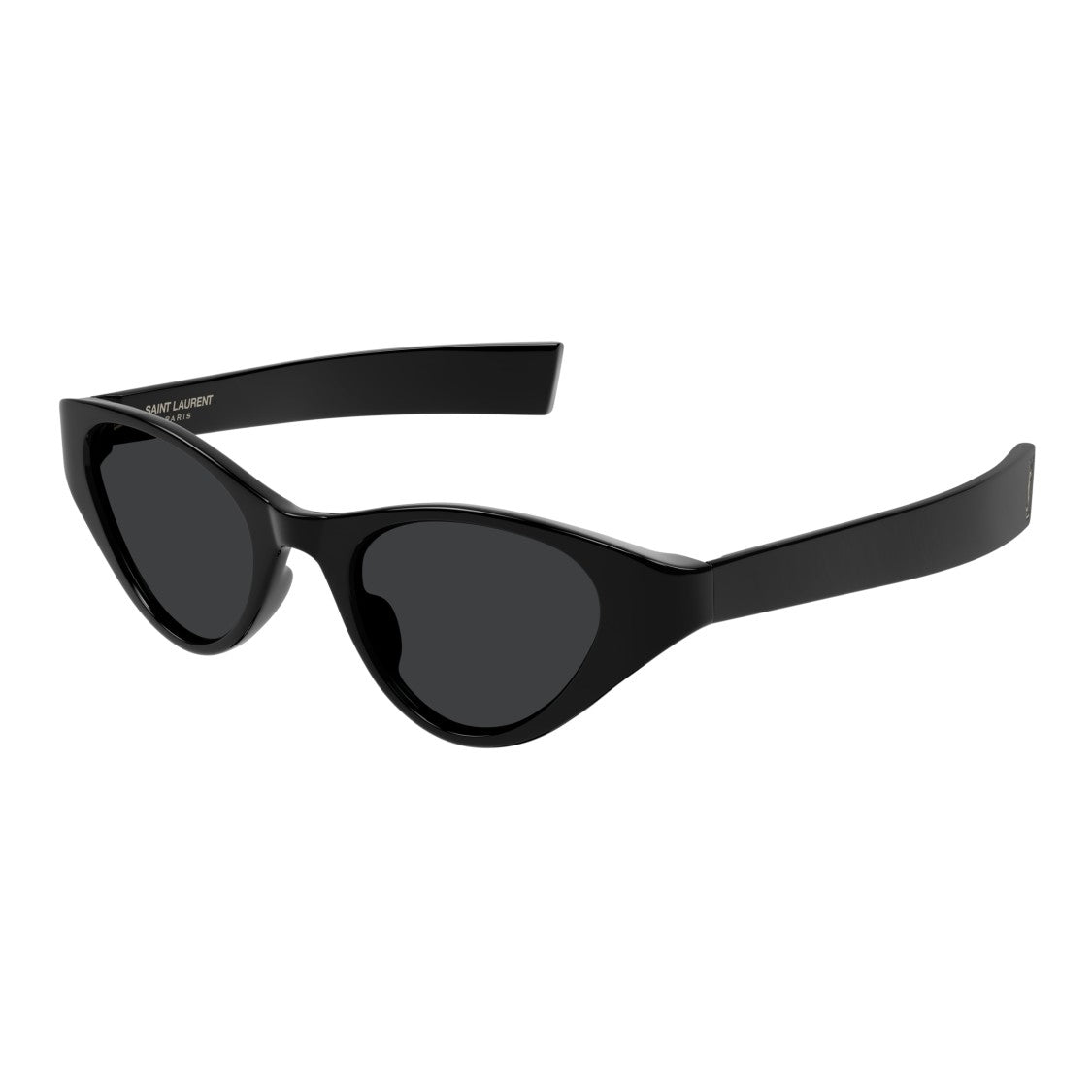Saint Laurent Cat-Eye Sunglasses With Glossy Recycled Acetate Frame