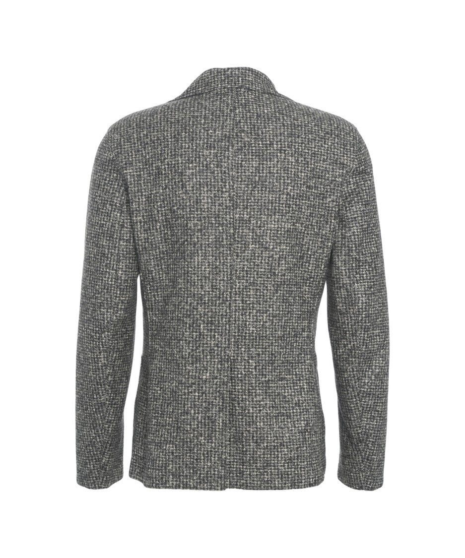 Bob Tailored Blazer With Checkered Pattern And Elegant Detailing