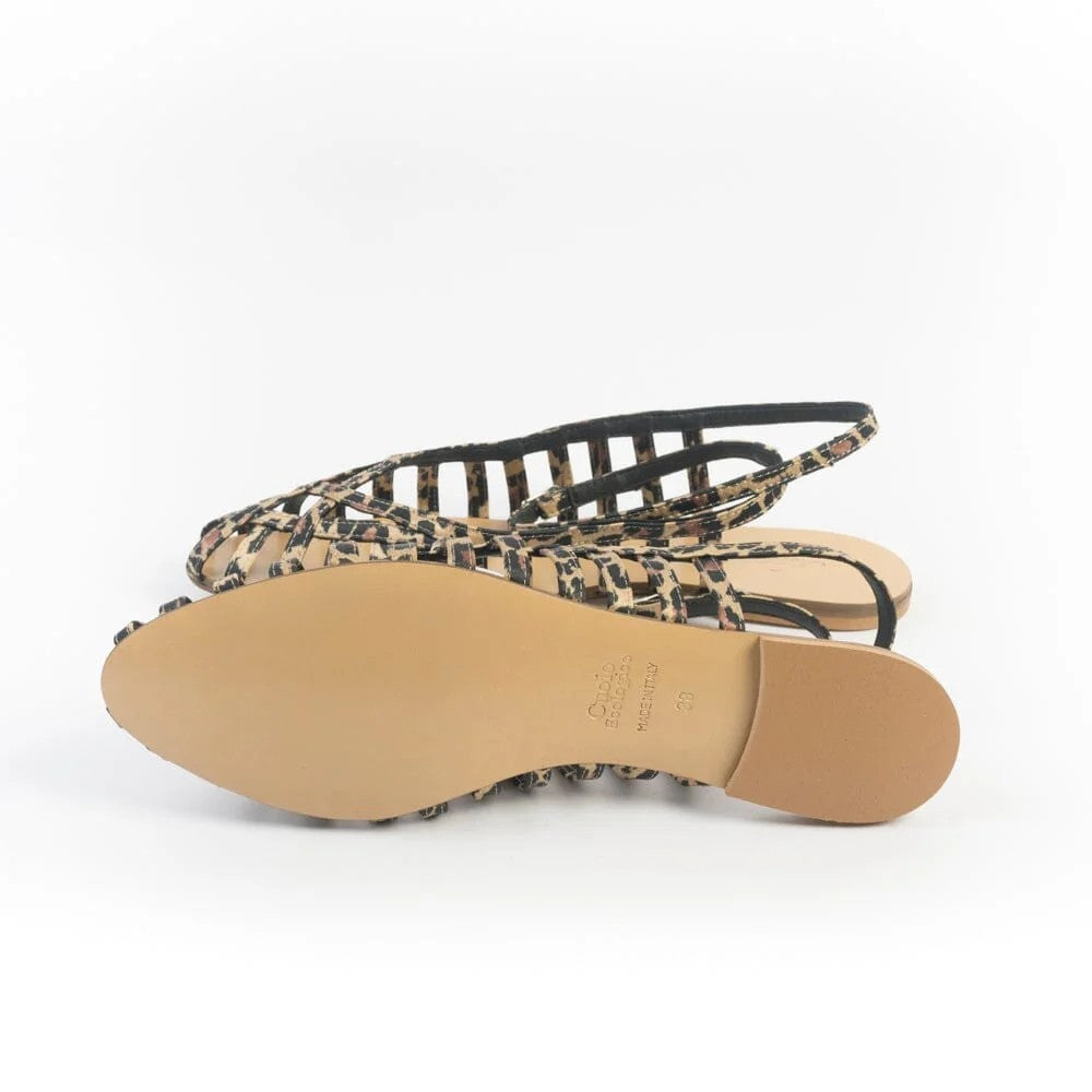Anna F. Woven Design Open Toe Sandal