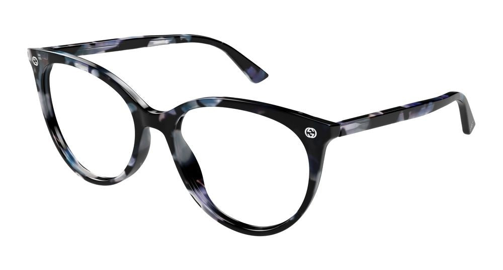 Gucci Havana Cat-Eye Influence Rounded Eyeglasses