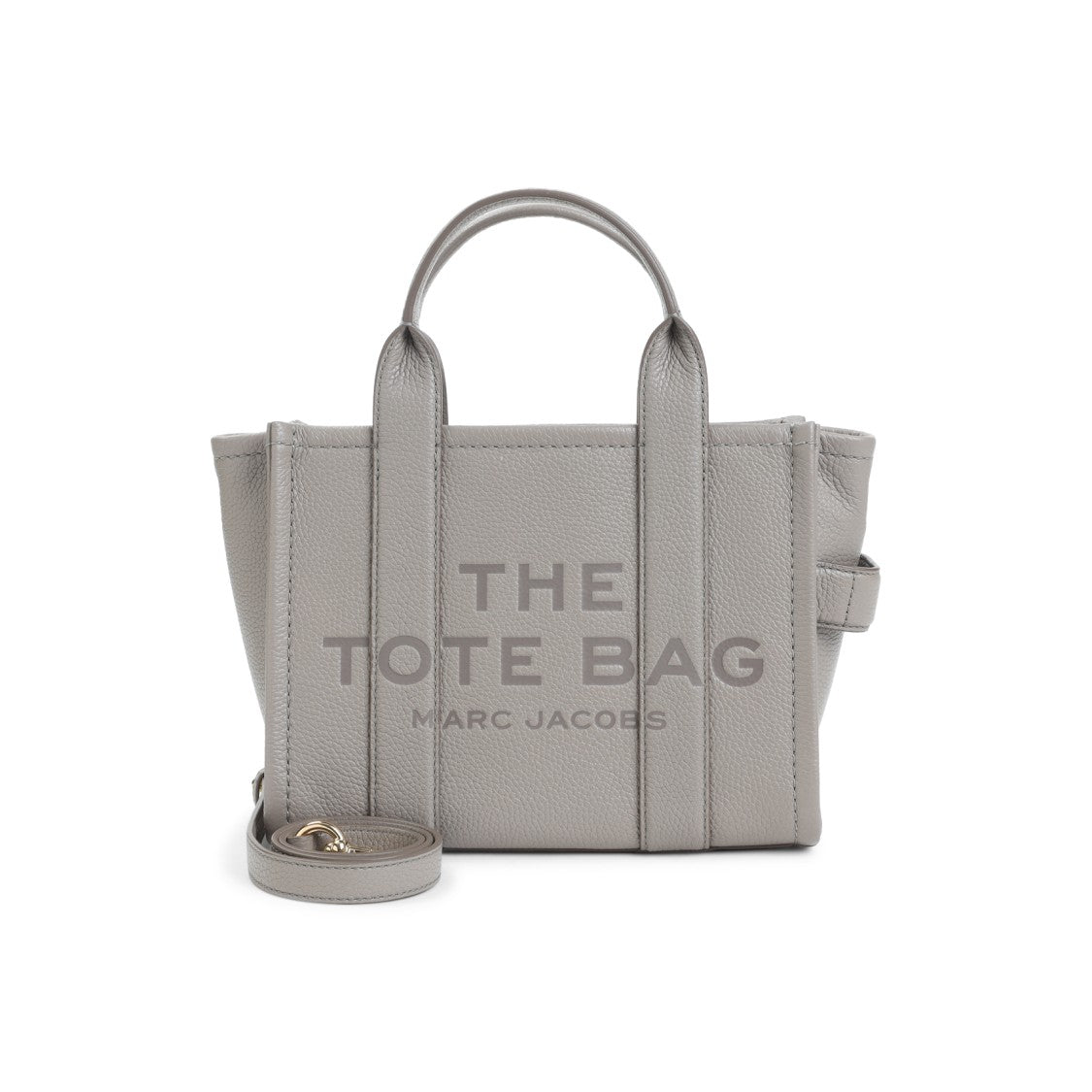 Marc Jacobs The Leather Mini Tote Cement Bag