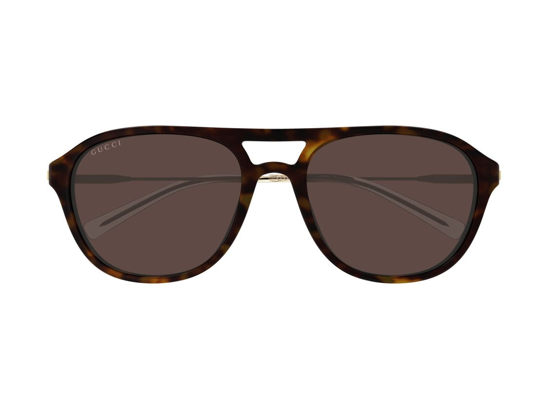 Gucci Gg2254sk Tortoiseshell Oversized Sunglasses
