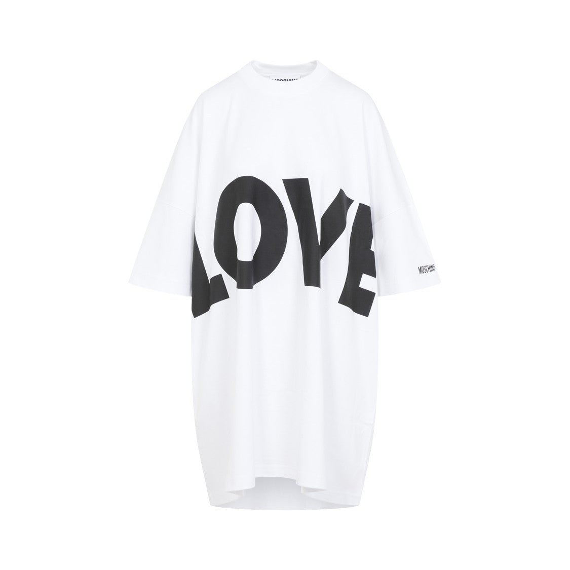 Moschino White Cotton Mini Dress